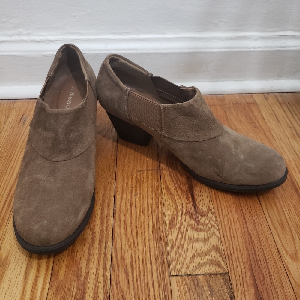 G.h Bass Susan 8.5 leather Upper Boots